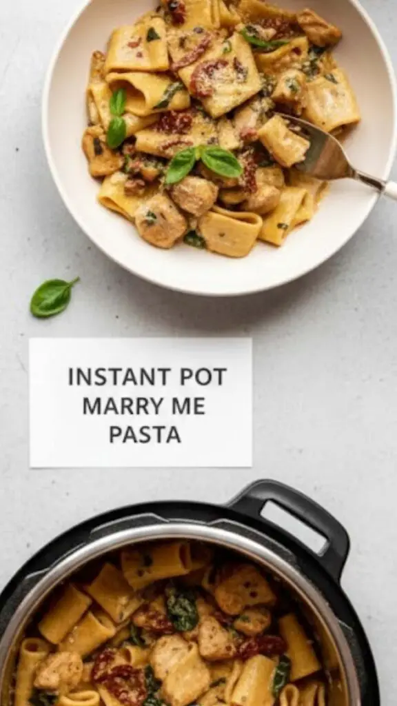 Instant Pot Marry Me Chicken Pasta Recipe