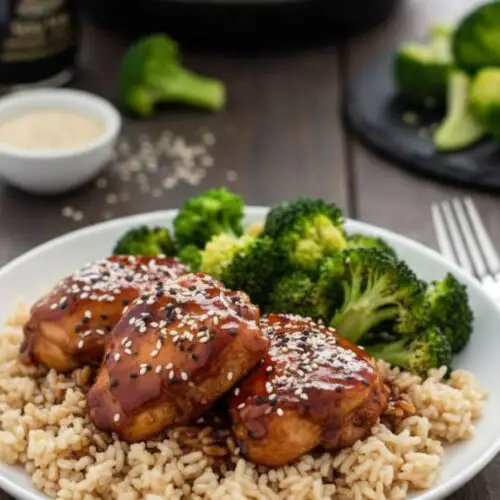 Instant Pot Teriyaki Chicken and Rice