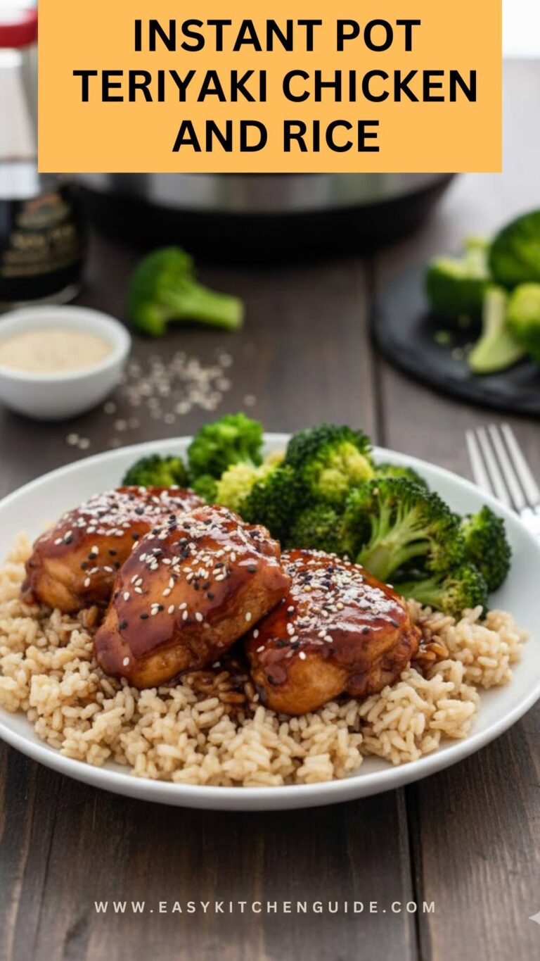 Instant Pot Teriyaki Chicken and Rice