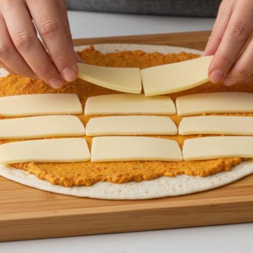 Step 3: Layer the Cheese Step 3: Layer the Cheese