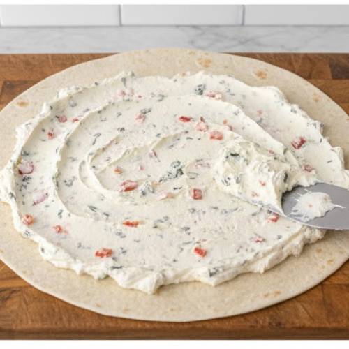 Step 2: Spread the Cream Cheese Mixture Step 2: Spread the Cream Cheese Mixture