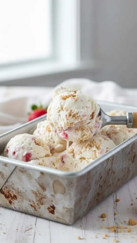 ice cream with cheesecake chunks how to make ice cream with cheesecake chunks