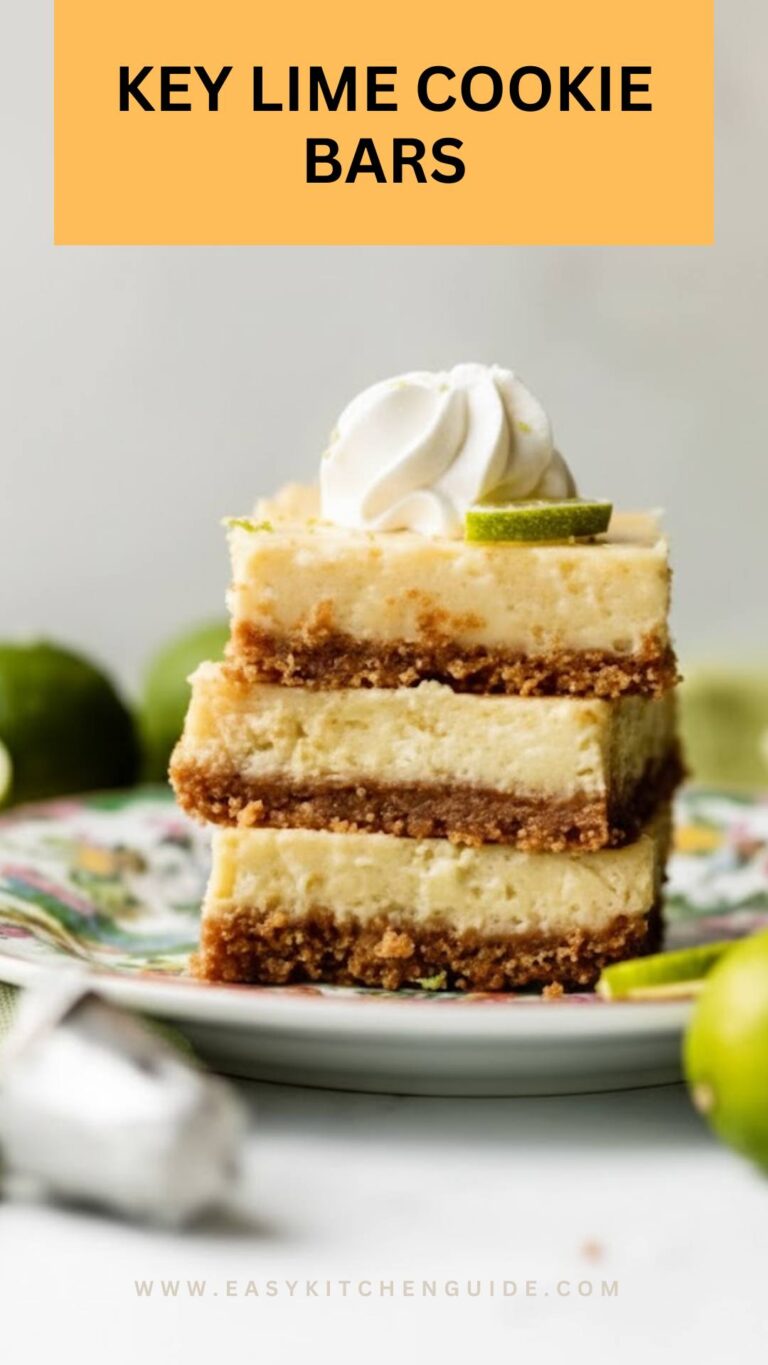 Key Lime Cookie Bars