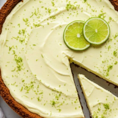 Key Lime Pie With Biscoff Crust