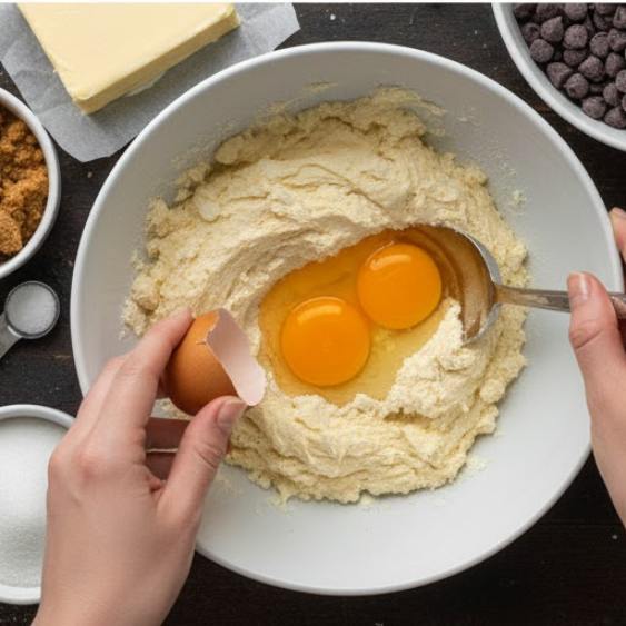 Step 4: Add Eggs and Vanilla Step 4: Add Eggs and Vanilla