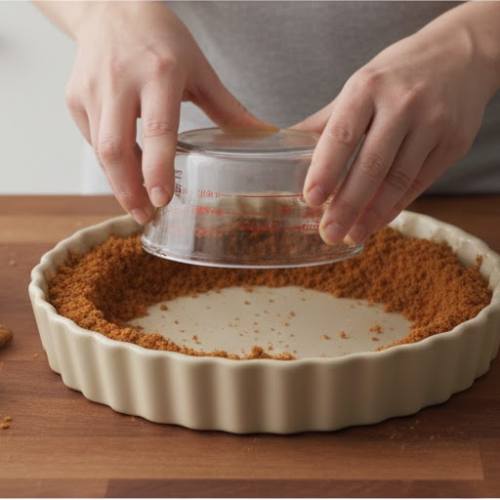 Step 1: Prepare the Biscoff Crust Step 1: Prepare the Biscoff Crust