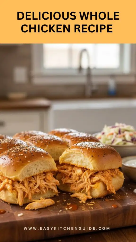 Kings Hawaiian Buffalo Chicken Sliders