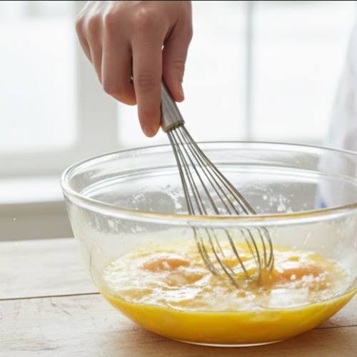 Step 3: Whisk the Eggs Step 3: Whisk the Eggs