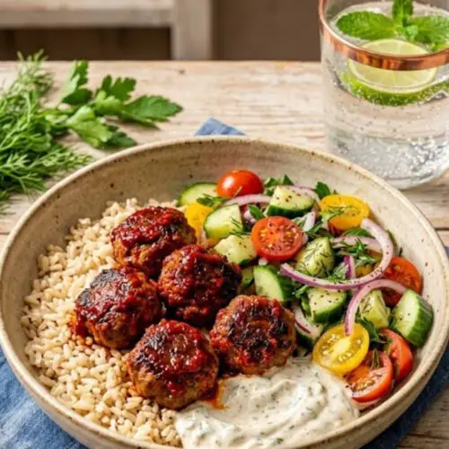 Lamb Meatballs Harissa