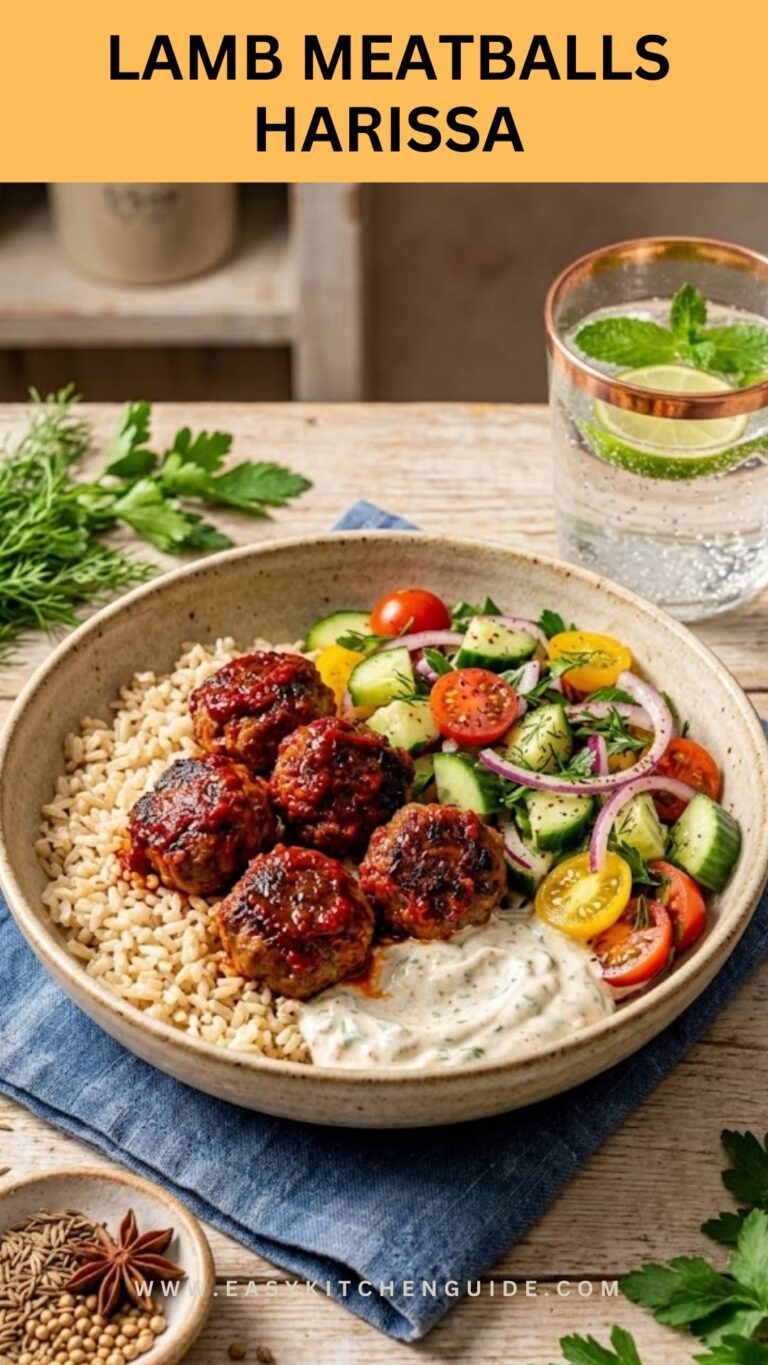 Lamb Meatballs Harissa