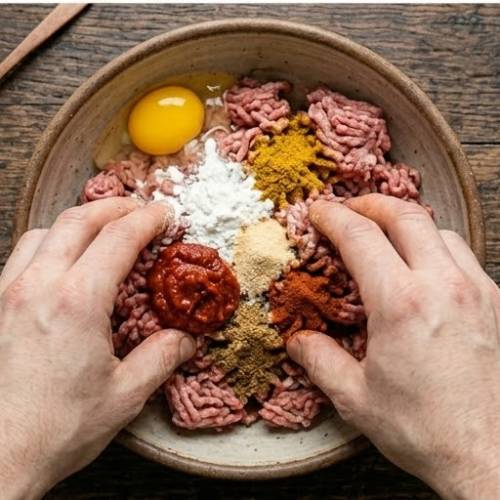 Step 2: Combine Your Meatball Ingredients Step 2: Combine Your Meatball Ingredients