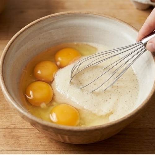 Step 3: Whisk the Eggs and Sugar Step 3: Whisk the Eggs and Sugar