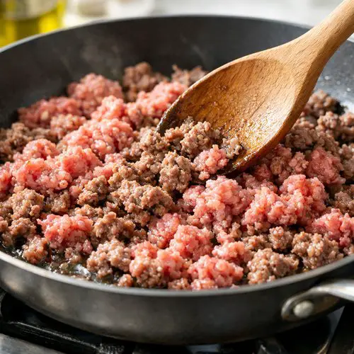 Step 3: Brown the Ground Beef