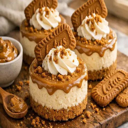 biscoff mini cheesecake recipe featured 1