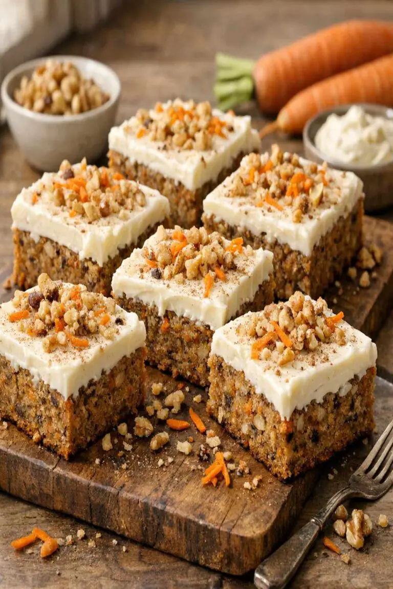 carrot cake bars recipe featured 2