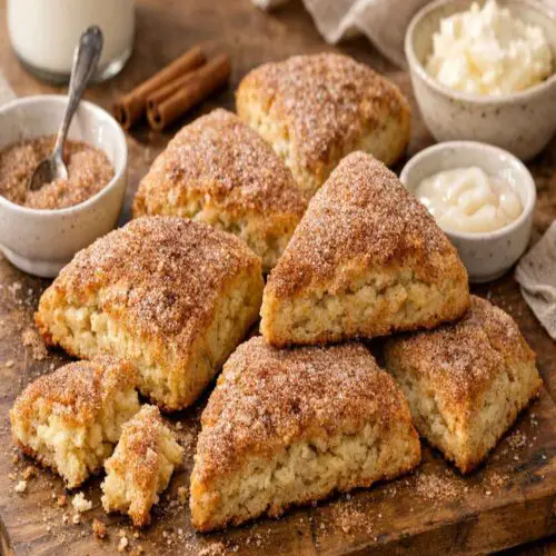 cinnamon sugar scones recipe featured 2