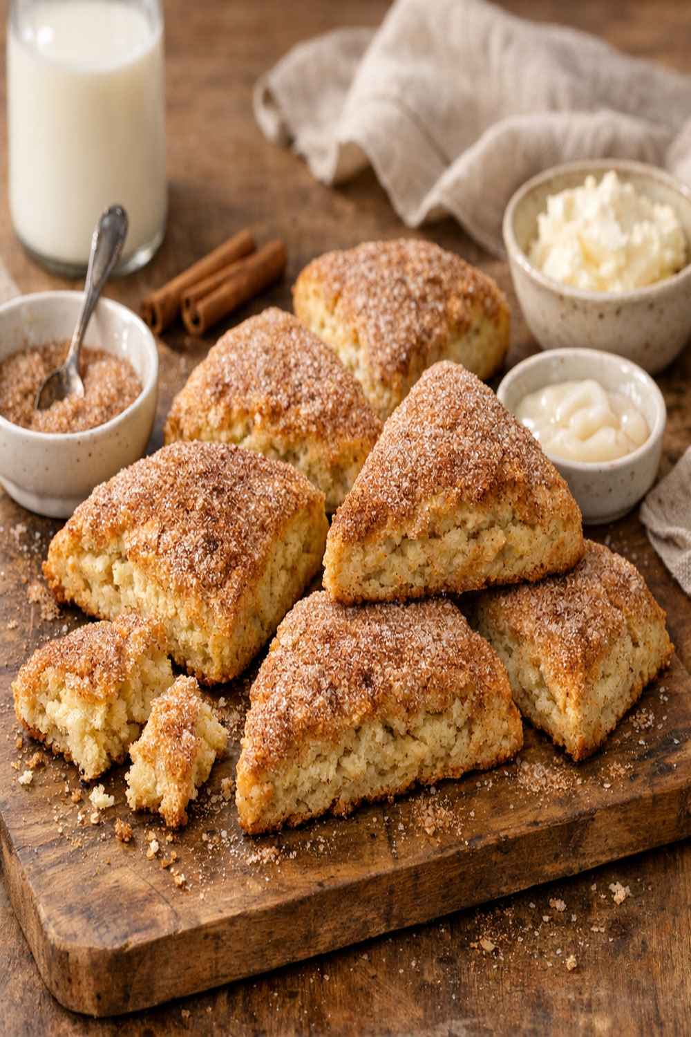 Cinnamon Sugar Scones Recipe