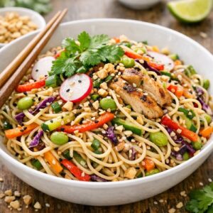 cold noodle salad recipe step 7