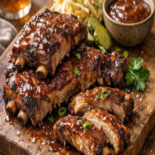 crockpot ribs recipe featured