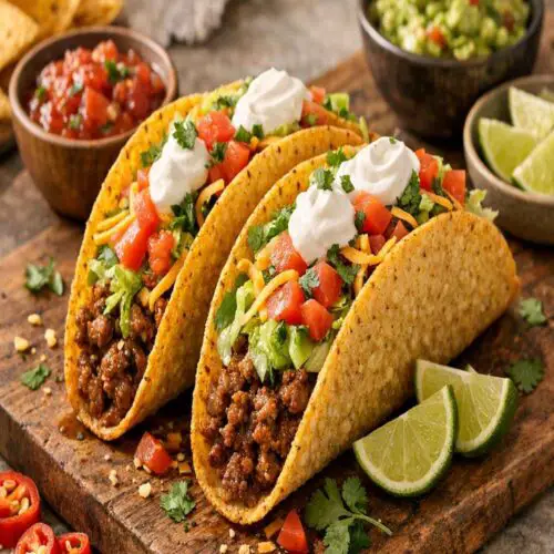 crunchy tacos recipe featured