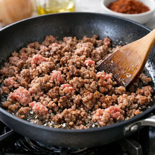 Step 2: Brown the Ground Beef