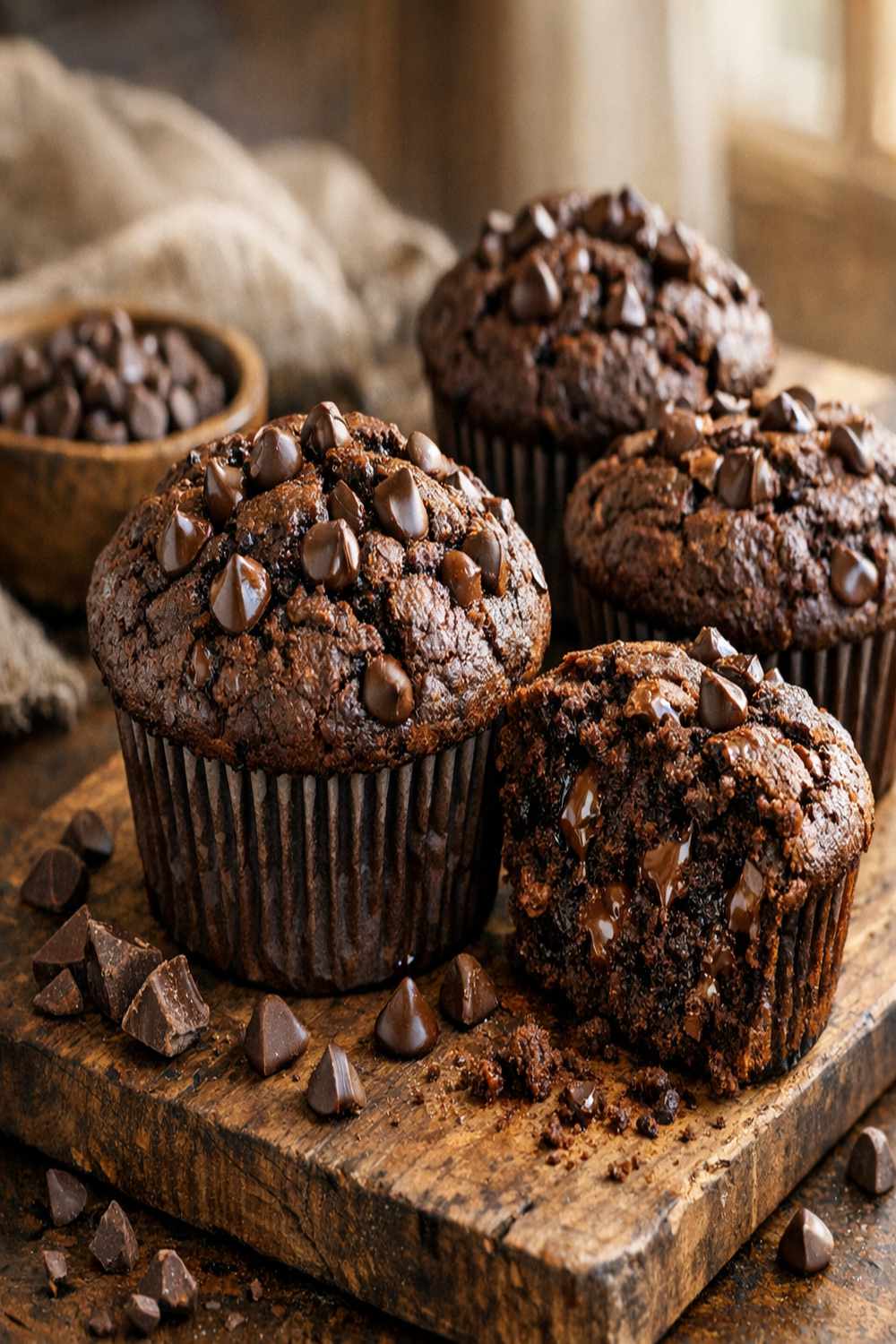 Double Chocolate Muffins Recipe
