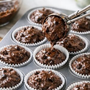 double chocolate muffins recipe step 5