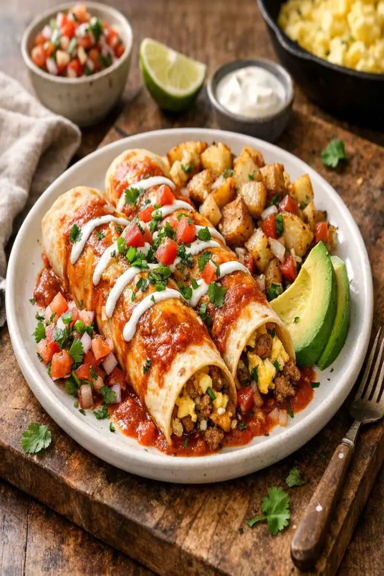 easy breakfast enchiladas recipe featured 2