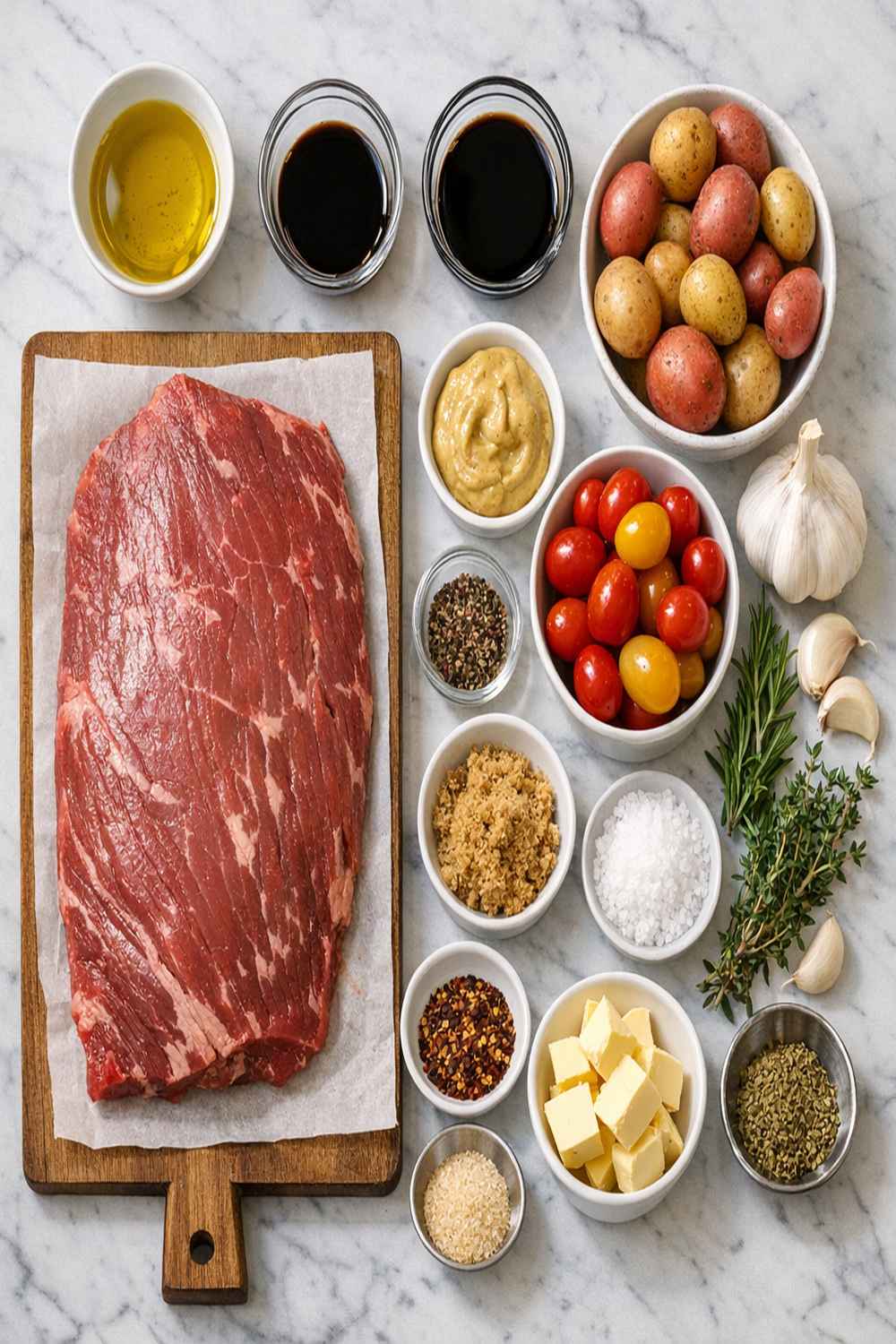 Flank Steak In Oven Recipe ingredients