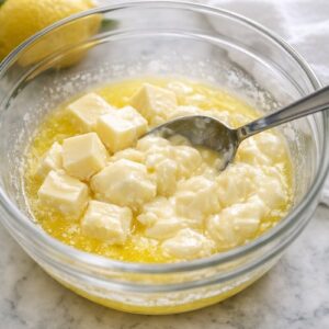 Lemon Brownies White Chocolate Recipe step 2