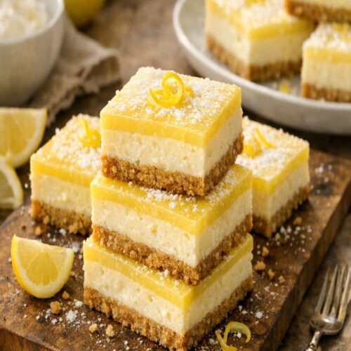 Lemon Cream Cheese Bars Graham Cracker Crust