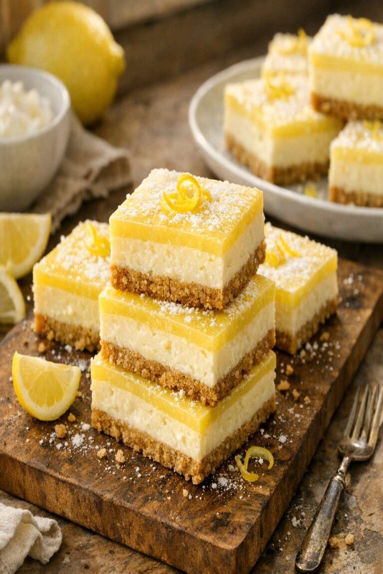 Lemon Cream Cheese Bars Graham Cracker Crust