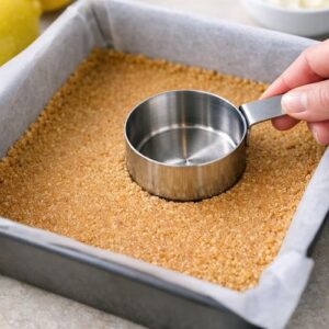 Lemon Cream Cheese Bars Graham Cracker Crust step 3