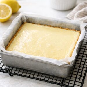 Lemon Cream Cheese Bars Graham Cracker Crust step 9