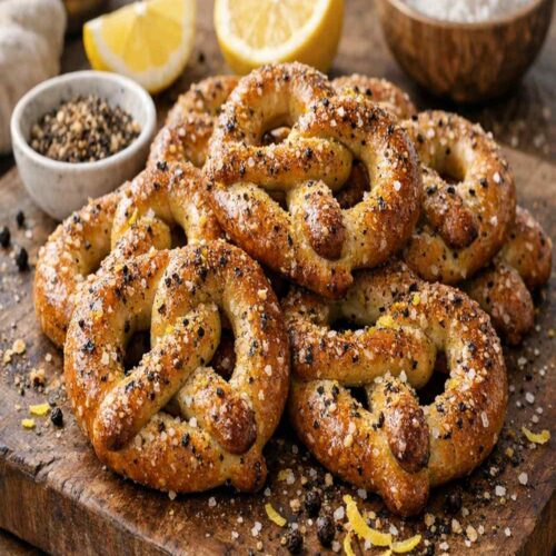 Lemon Pepper Pretzels Recipe