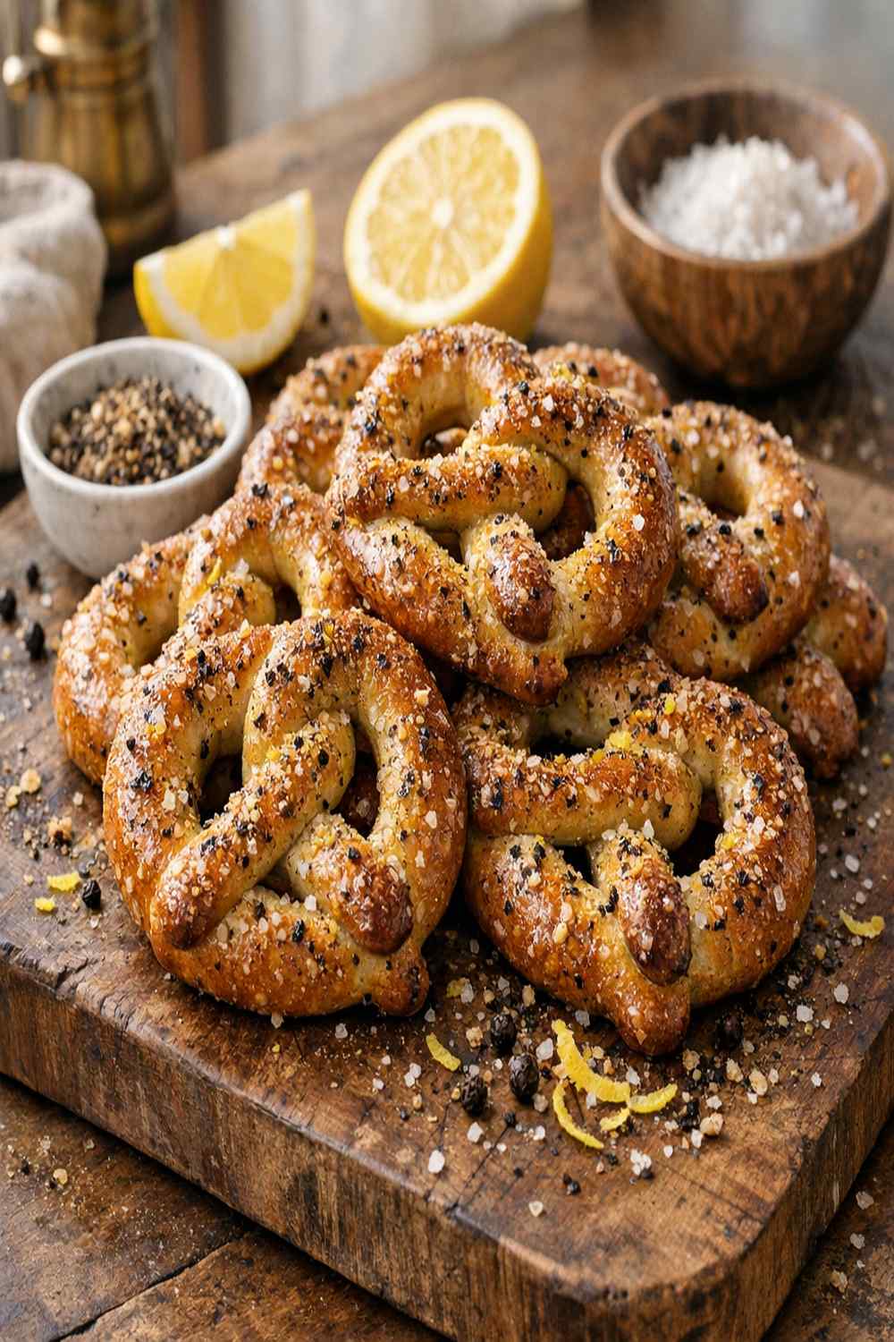 Lemon Pepper Pretzels Recipe
