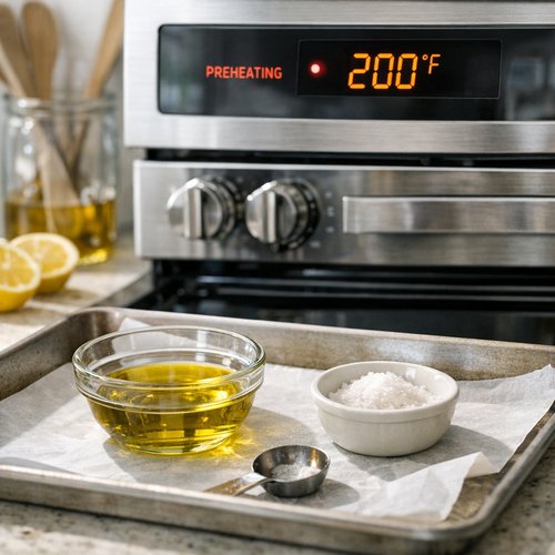 Step 1: Prepare Your Oven and Baking Station