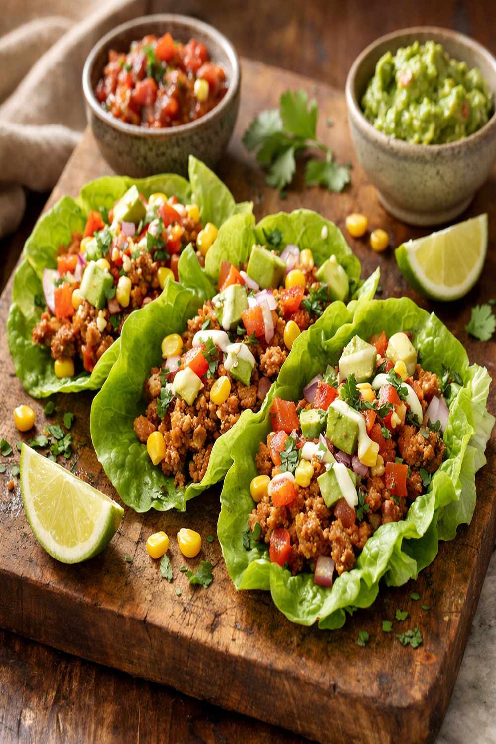 Lettuce Wrap Turkey Tacos Recipe