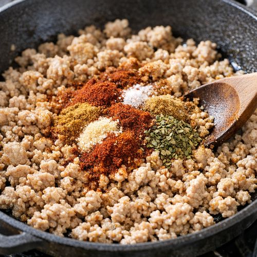 Step 2: Add the Dry Spice Blend