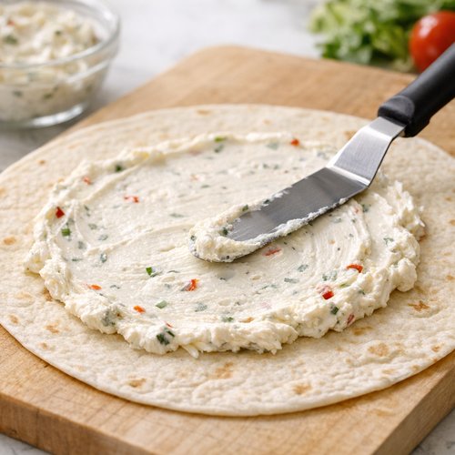 Step 2: Spread the Cream Cheese Mixture