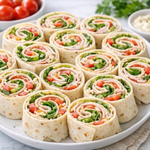 Lunch Pinwheels Recipe Easy Italian step 6