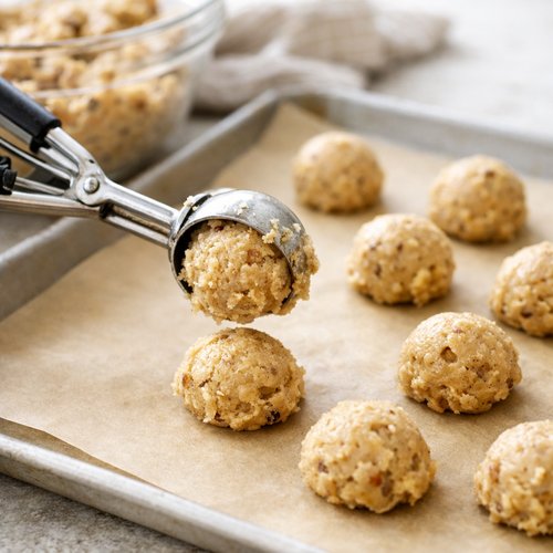 Step 8: Scoop and Shape the Cookies