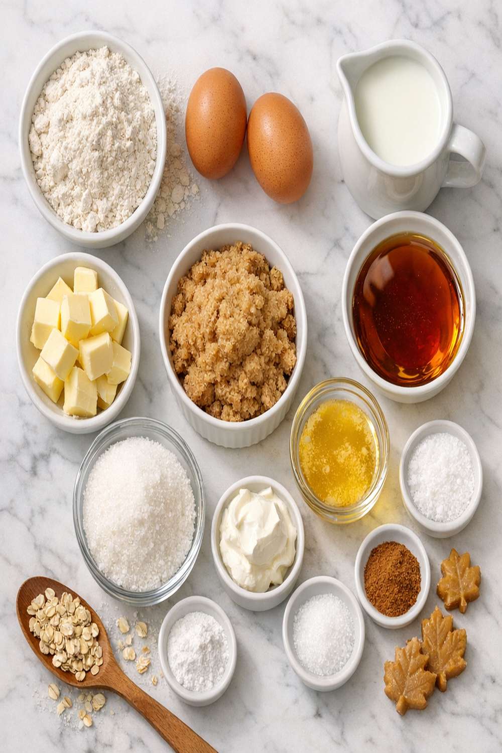 Maple Muffin Recipe ingredients