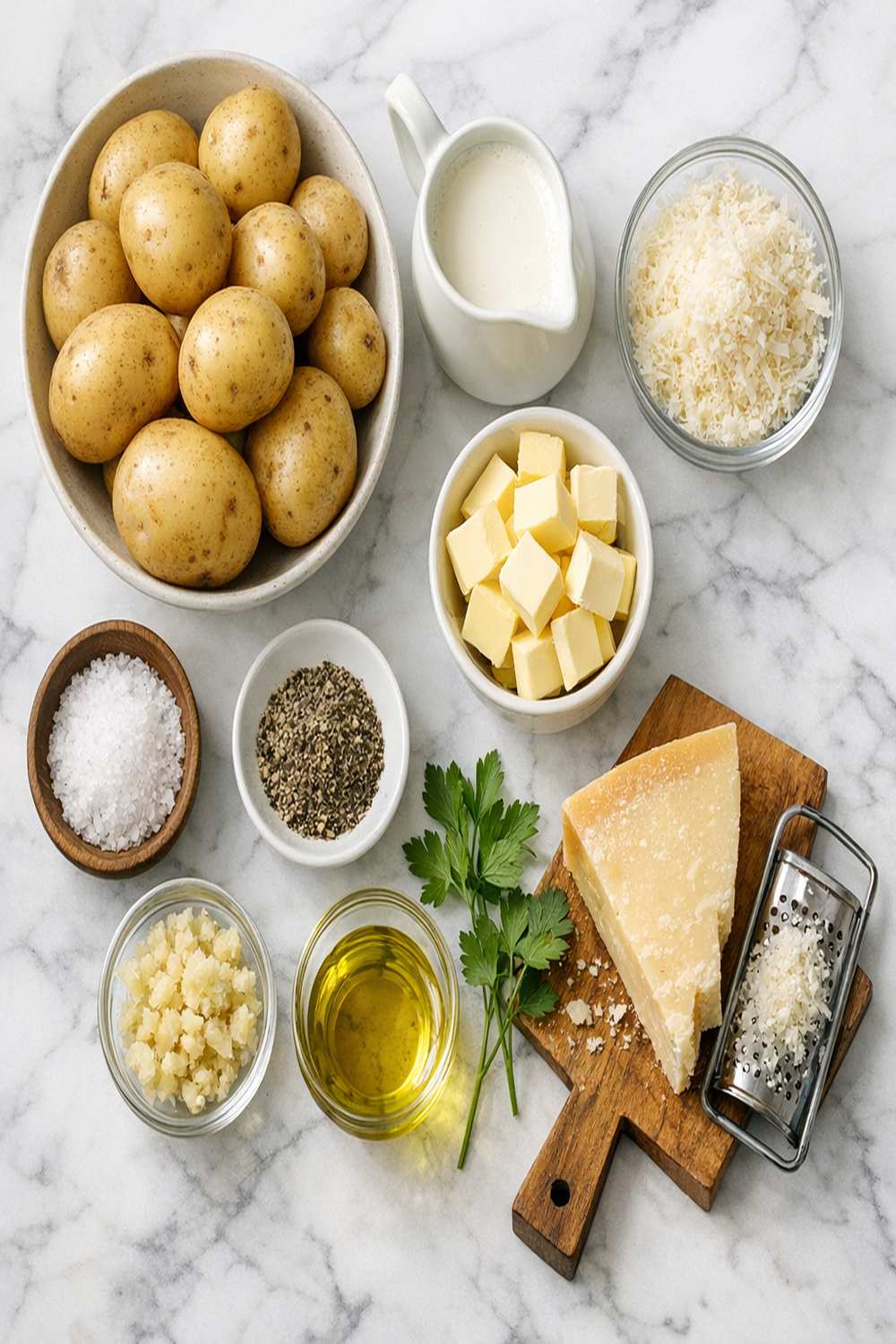 Mashed Potatoes With Parmesan Recipe ingredients