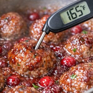 Meatballs Cranberry Sauce Recipe step 6