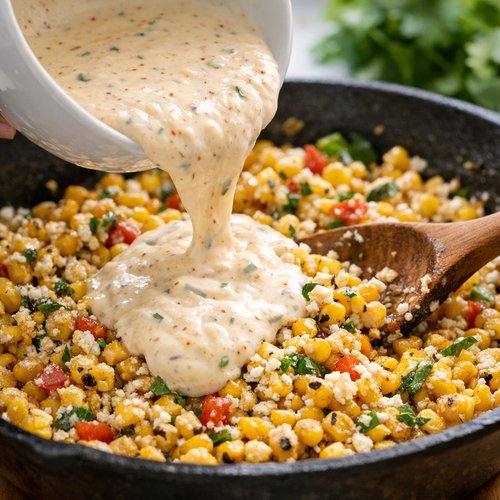 Step 5: Combine the Street Corn with Sauce