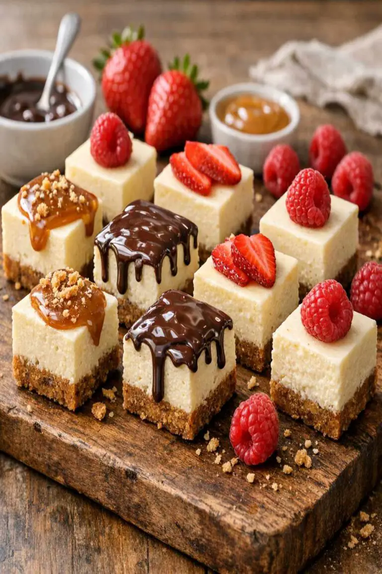 mini cheesecake bites recipe featured 1