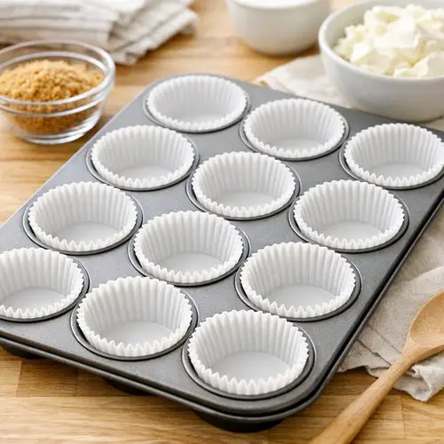Step 1: Line Your Muffin Tin and Prepare the Work Space