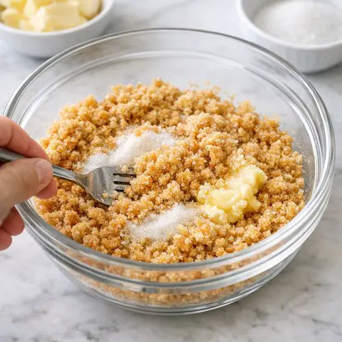 Step 2: Make the Graham Cracker Crust Base
