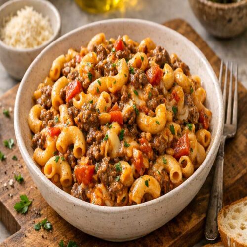 One Pot Hamburger Pasta Recipe